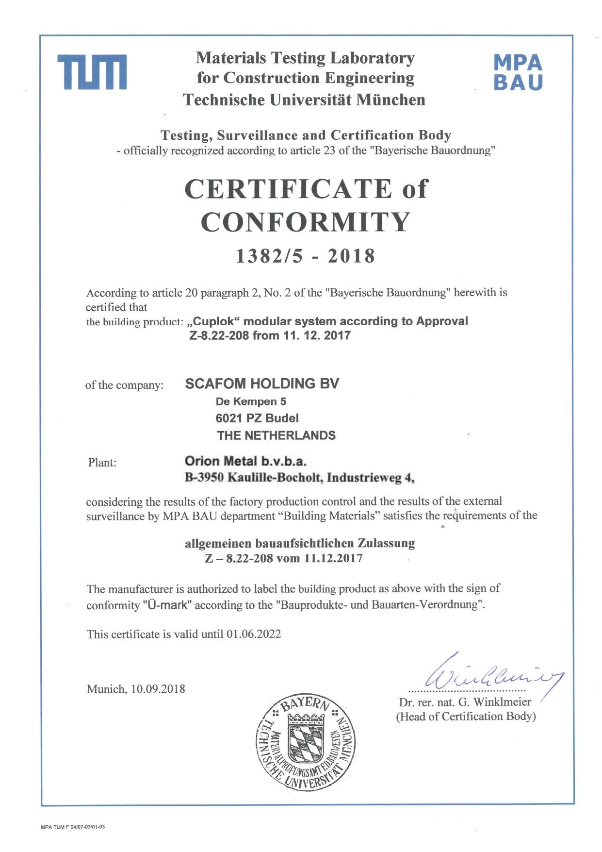 How scaffolding certificates and approvals make your work easier