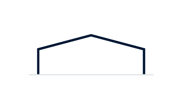 Scafom-rux VECTA shelter configuration forming a portal frame